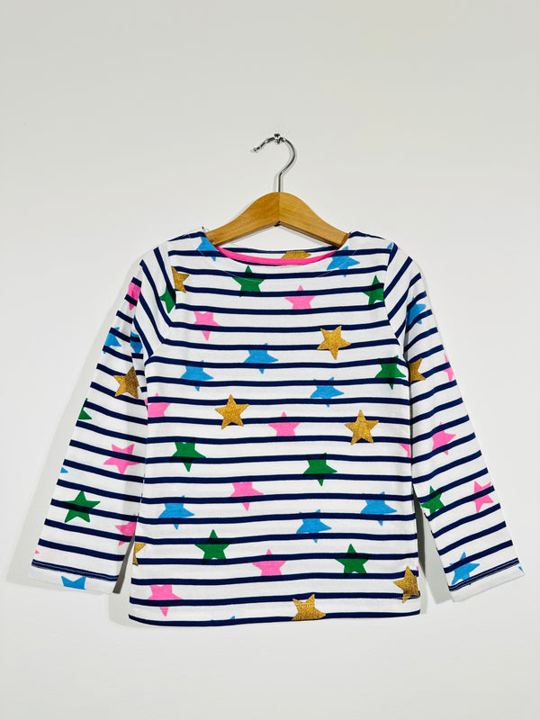 NEW Stars & Stripes Breton Top (Age 4-5)