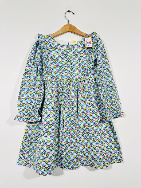 Mini Boden Party Print Perfection Dress (8-9 Years)