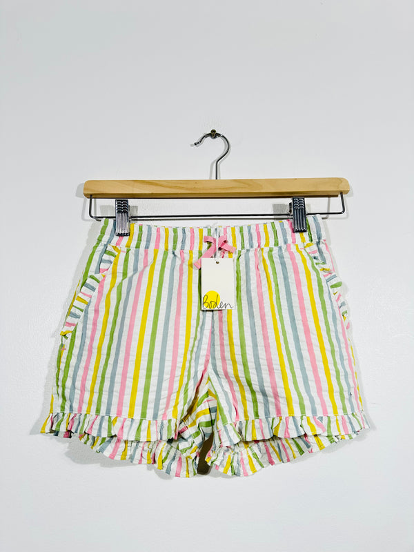 NEW Pastel Rainbow Striped Shorts (9 Years)