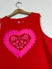 NEW Red & Pink Heart Vest (Age 3-4)