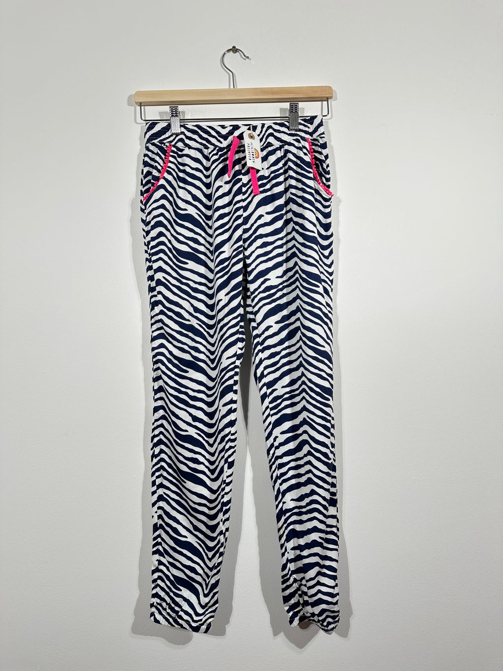 Zebra Print Holiday Trousers (12 Years)