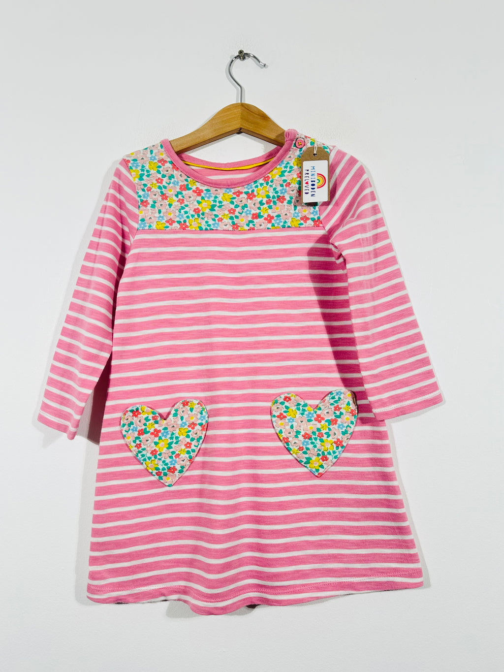 Pretty Pink Breton Dress (2-3 Years)