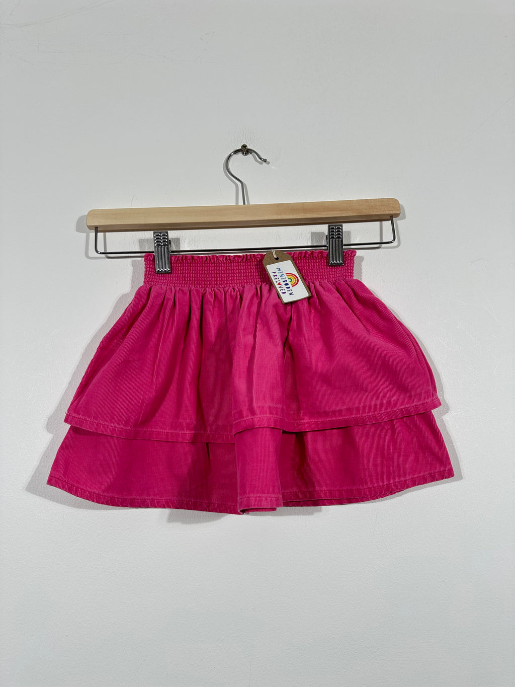 Pretty Pink Needlecord Ruffle Skirt (3-4 Years)