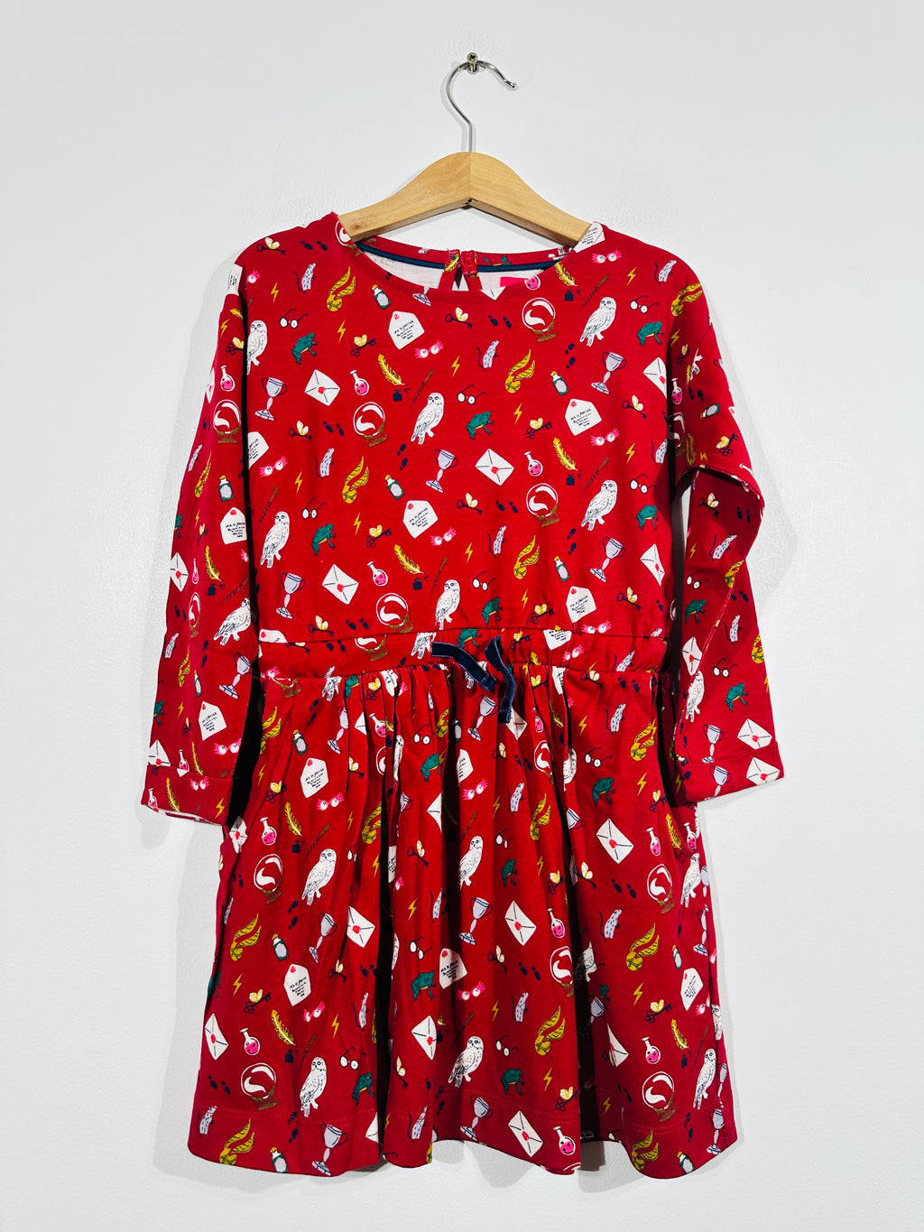 NEW Mini Boden Harry Potter Spells Dress (Age 6-7)