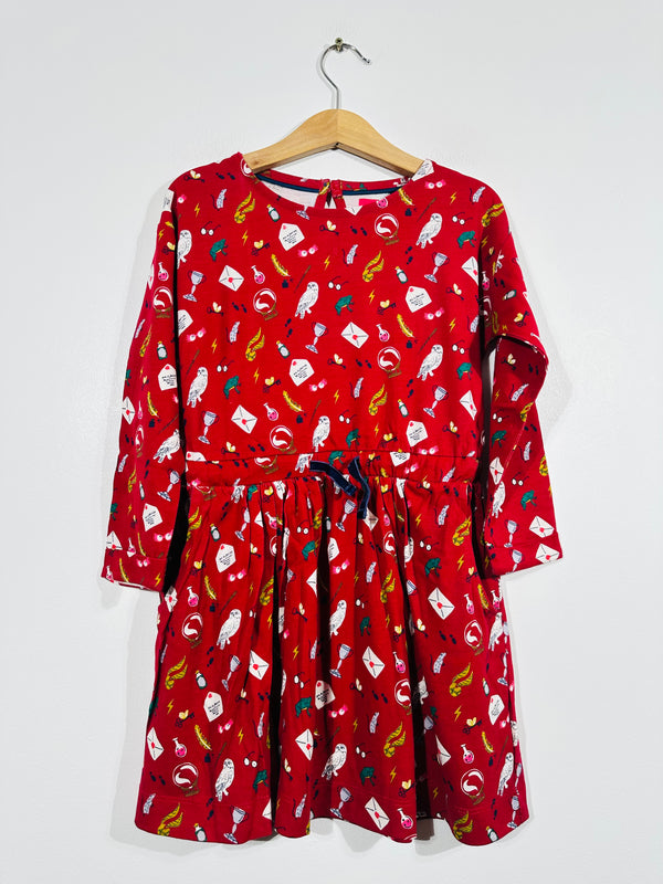 NEW Mini Boden Harry Potter Spells Dress (Age 4-5)