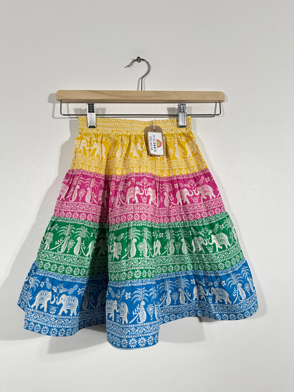 Rainbow Safari Tiered Skirt (3-4 Years)
