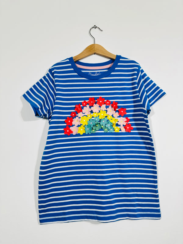 NEW Rainbow Flowers Tee (Age 2-3)