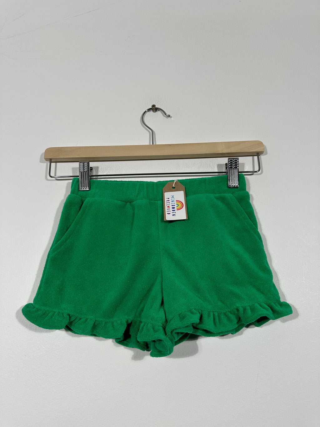 NEW Vibrant Green Towelling Shorts (5 Years)