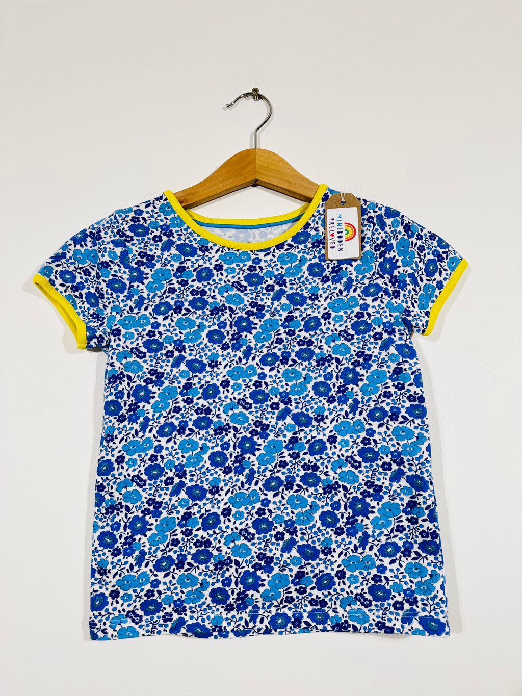 Blue Floral Liberty Patterned Top (3-4 Years)