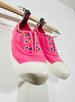 Pink PomPom Canvas Shoes (Size 30)