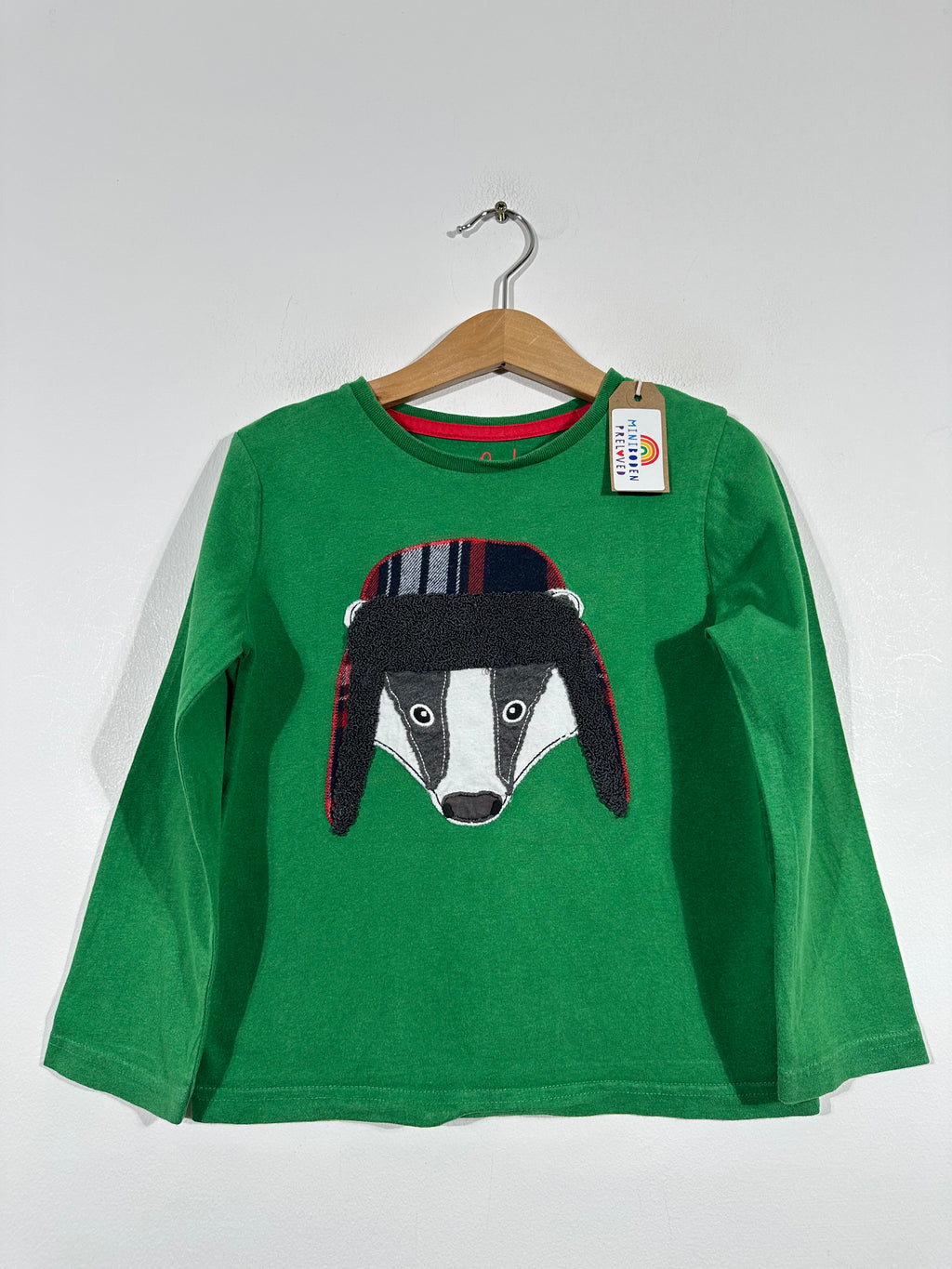 Fun Applique Badger Top (4-5 Years)