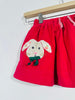 Vibrant Needlecord Skirt With Bunny Design (2-3 Years)