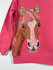 NEW Pretty In Pink Horse Sweatshirt (Age 11-12)