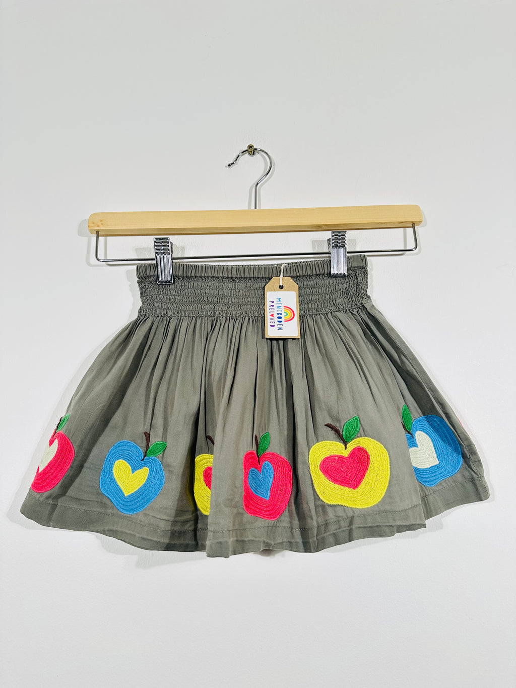 Embroidered Apple Design Skirt (18-24 Months)