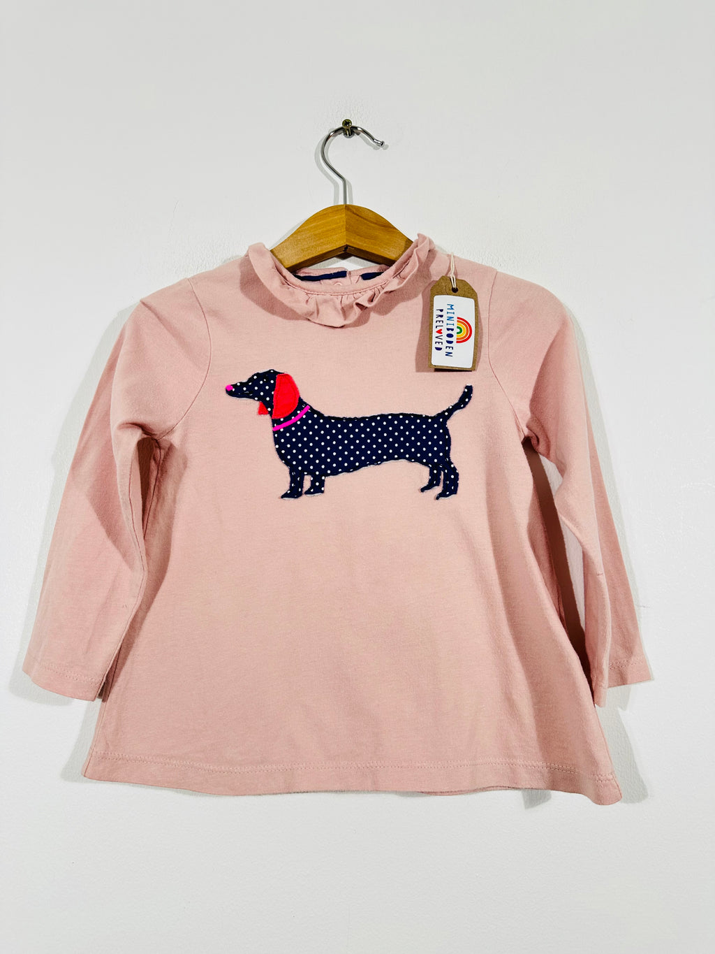 Adorable Pink Dachshund Blouse (18-24 Months)