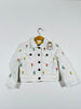 Embroidered Flowers White Denim Jacket (3-4 Years)