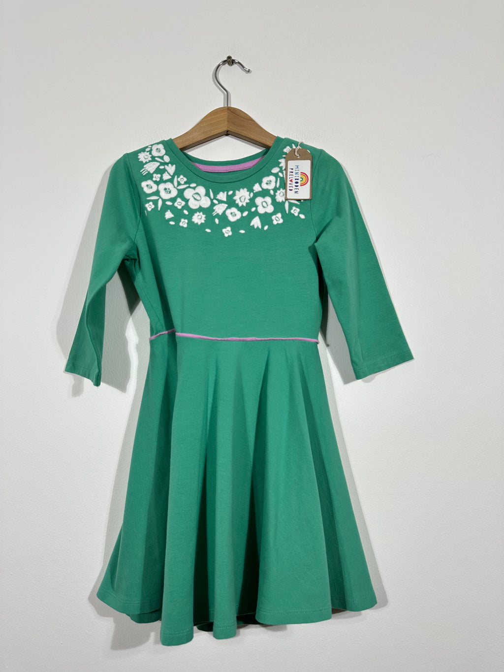 Embroidered Mint Green Dress (5-6 Years)
