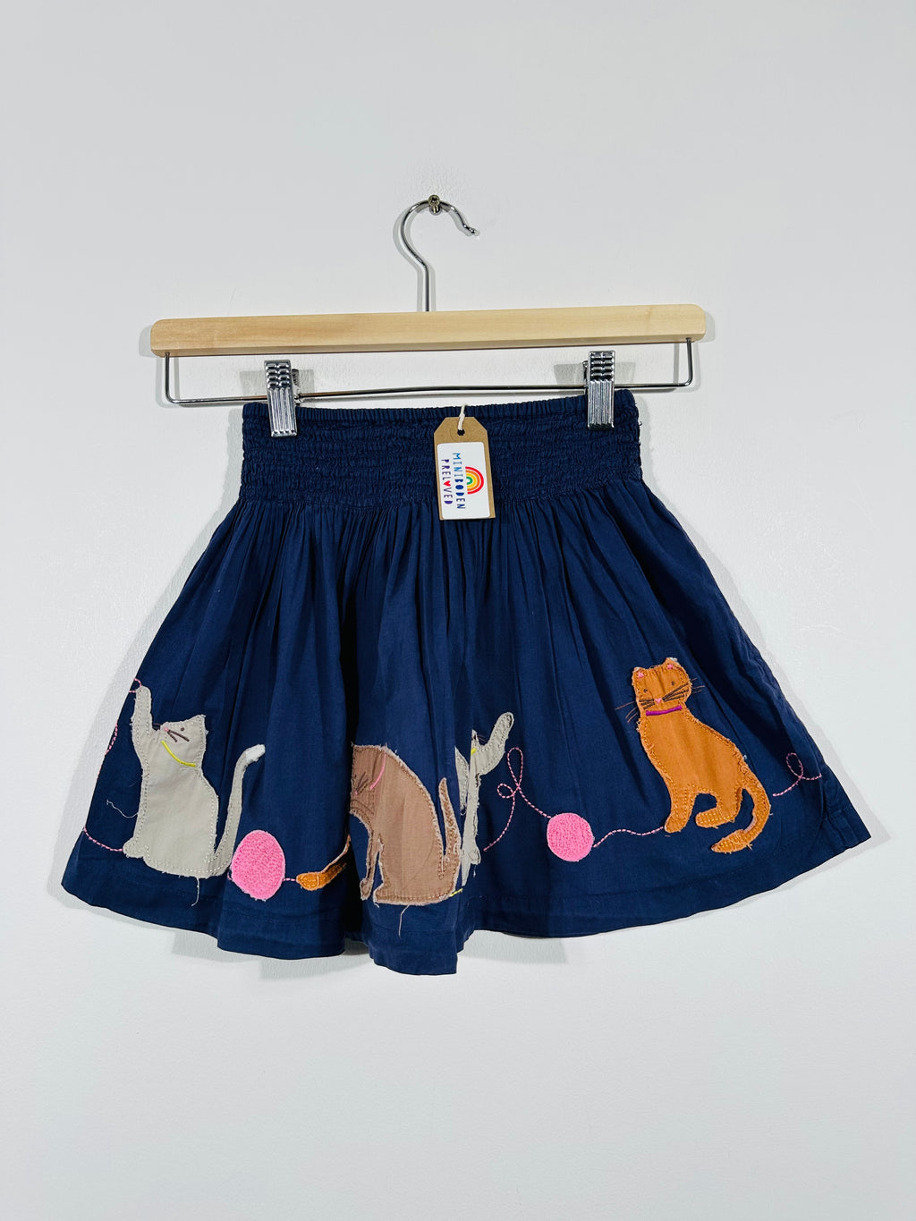 Fun Applique Cats Skirt (5-6 Years)