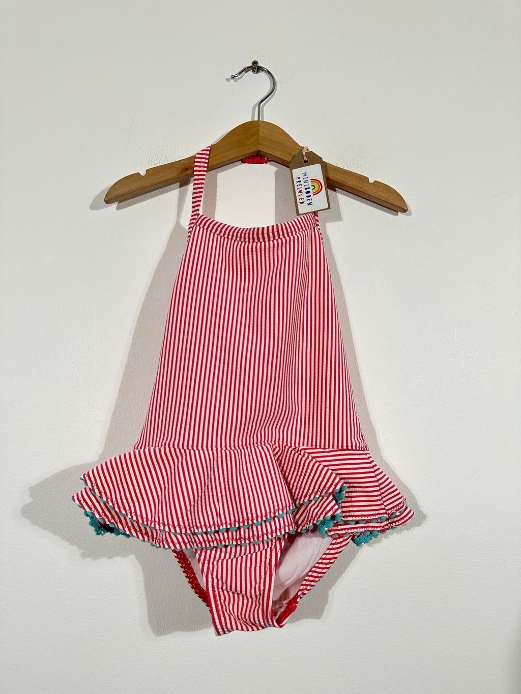Red Stripy Swimsuit (3-4 Years)