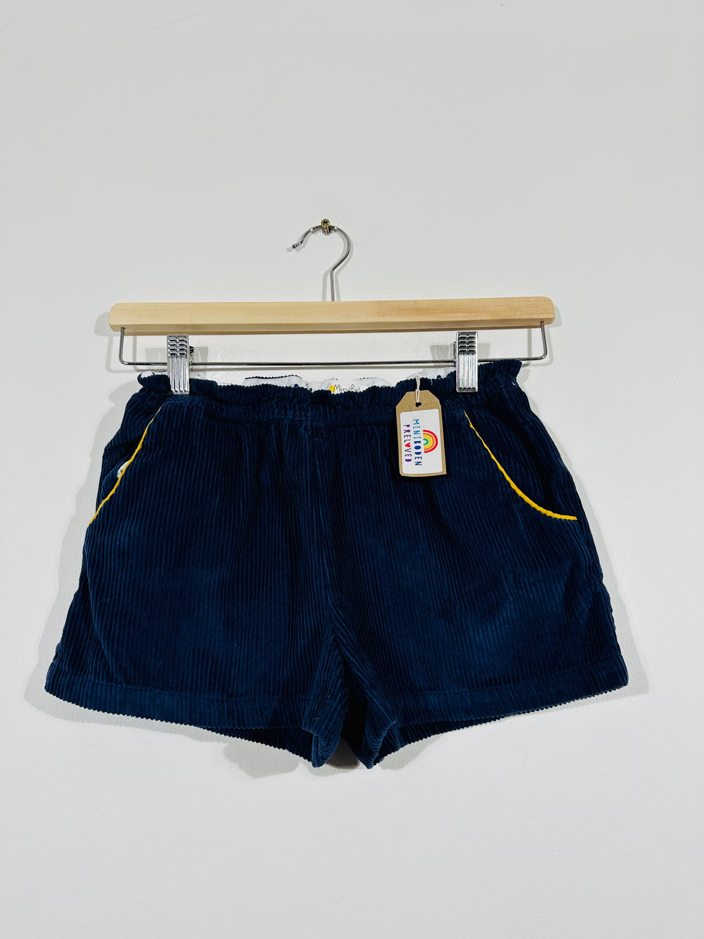 Navy Thick Needlecord Shorts (6 Years)