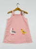 Spring Chicks Pink Quilted Pinafore Dress (2-3 Years)