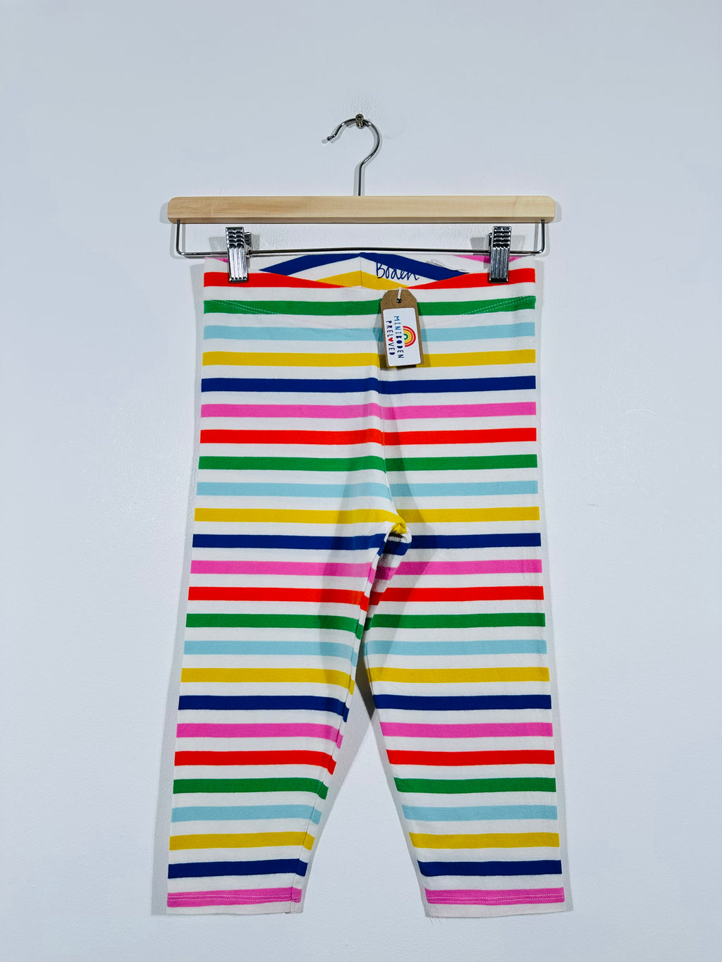 Rainbow Stripe Short Leggings (11-12 Years)