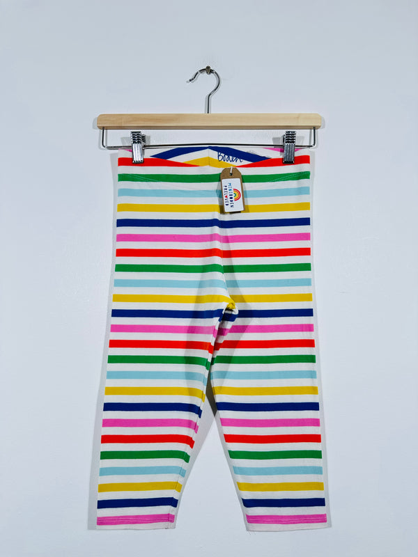 Rainbow Stripe Short Leggings (11-12 Years)