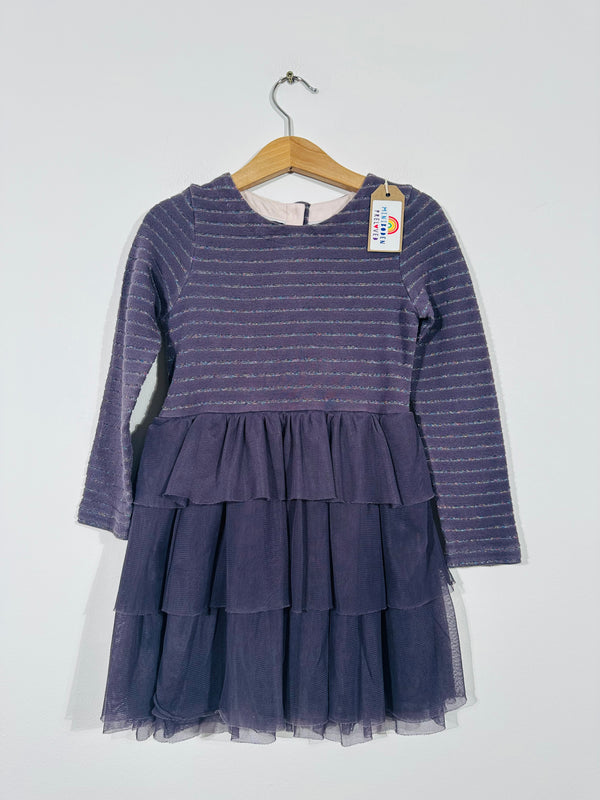 Lovely Grey Tulle Party Dress (3-4 Years)