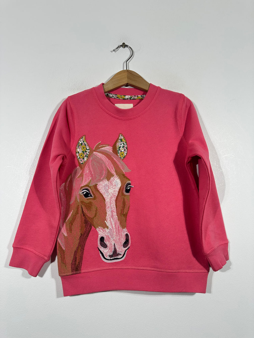 NEW Pretty In Pink Horse Sweatshirt (Age 11-12)