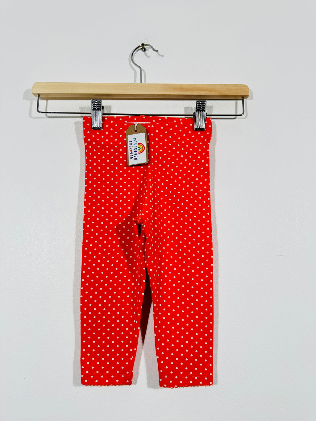 Red Polka Dot Leggings (6-12 Months)