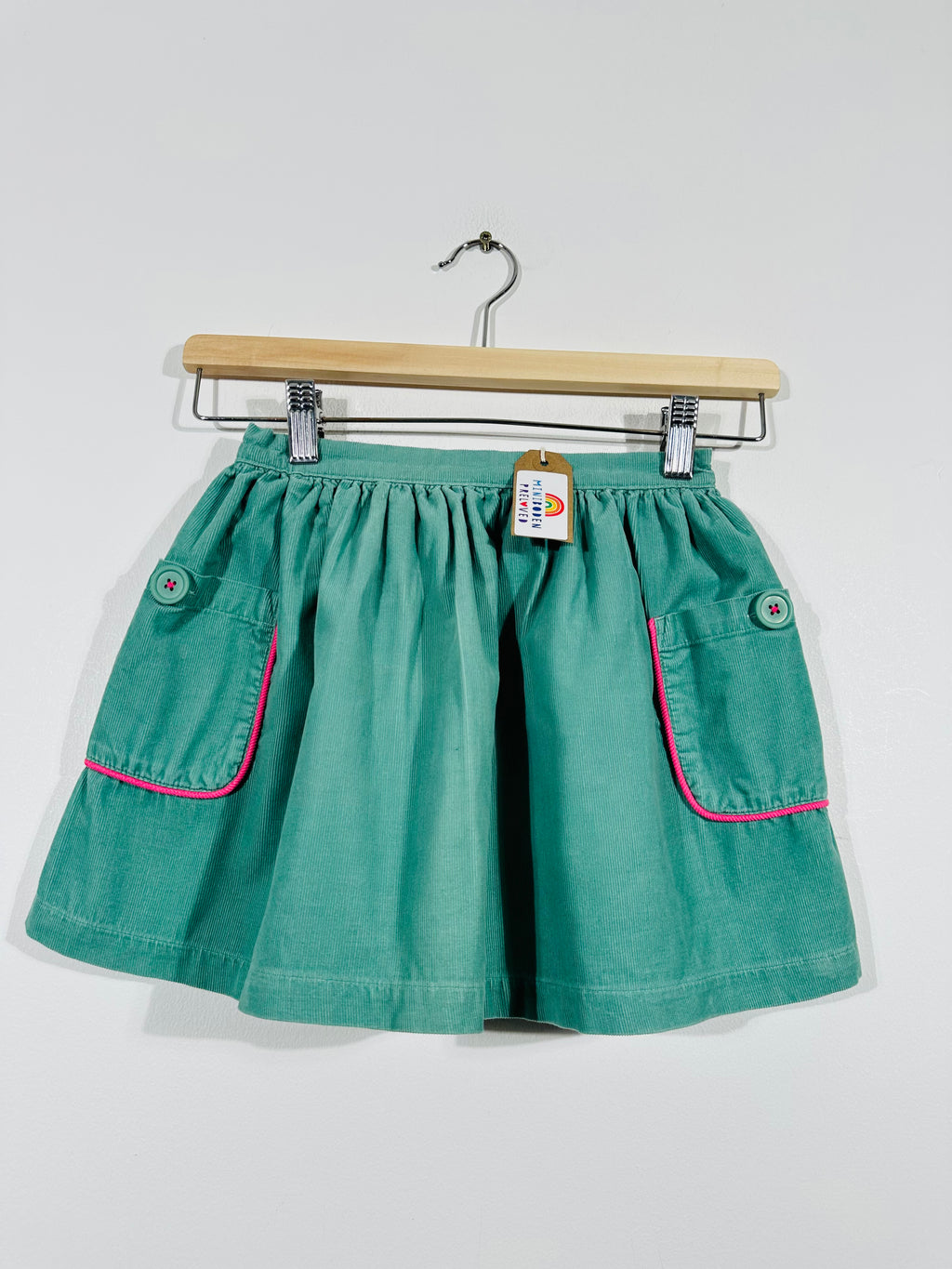 Moss Green Needlecord Cord Skirt  (5-6 Years)