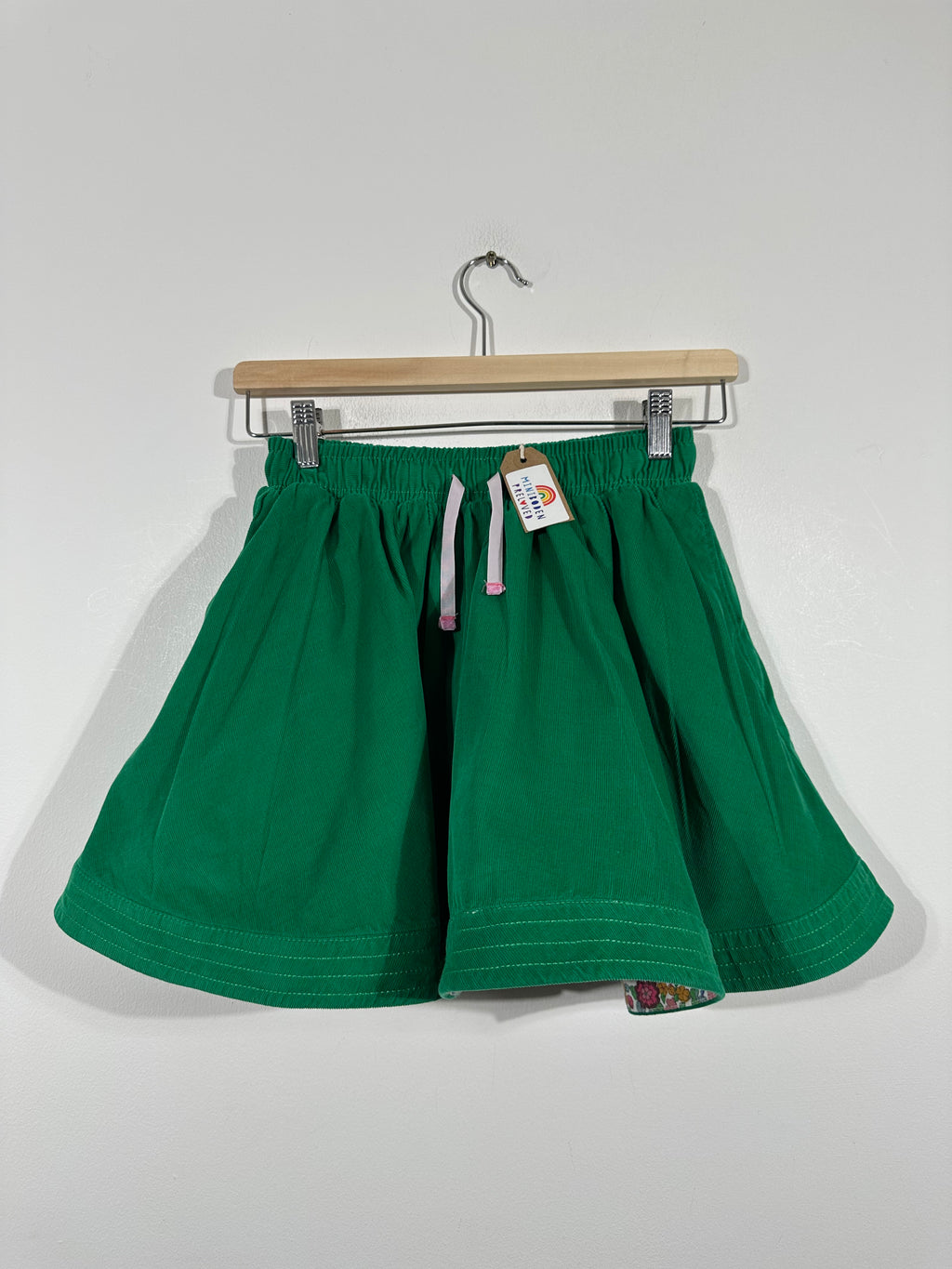 Emerald Green Needlecord Cord Skirt (9-10 Years)