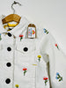 Embroidered Flowers White Denim Jacket (3-4 Years)