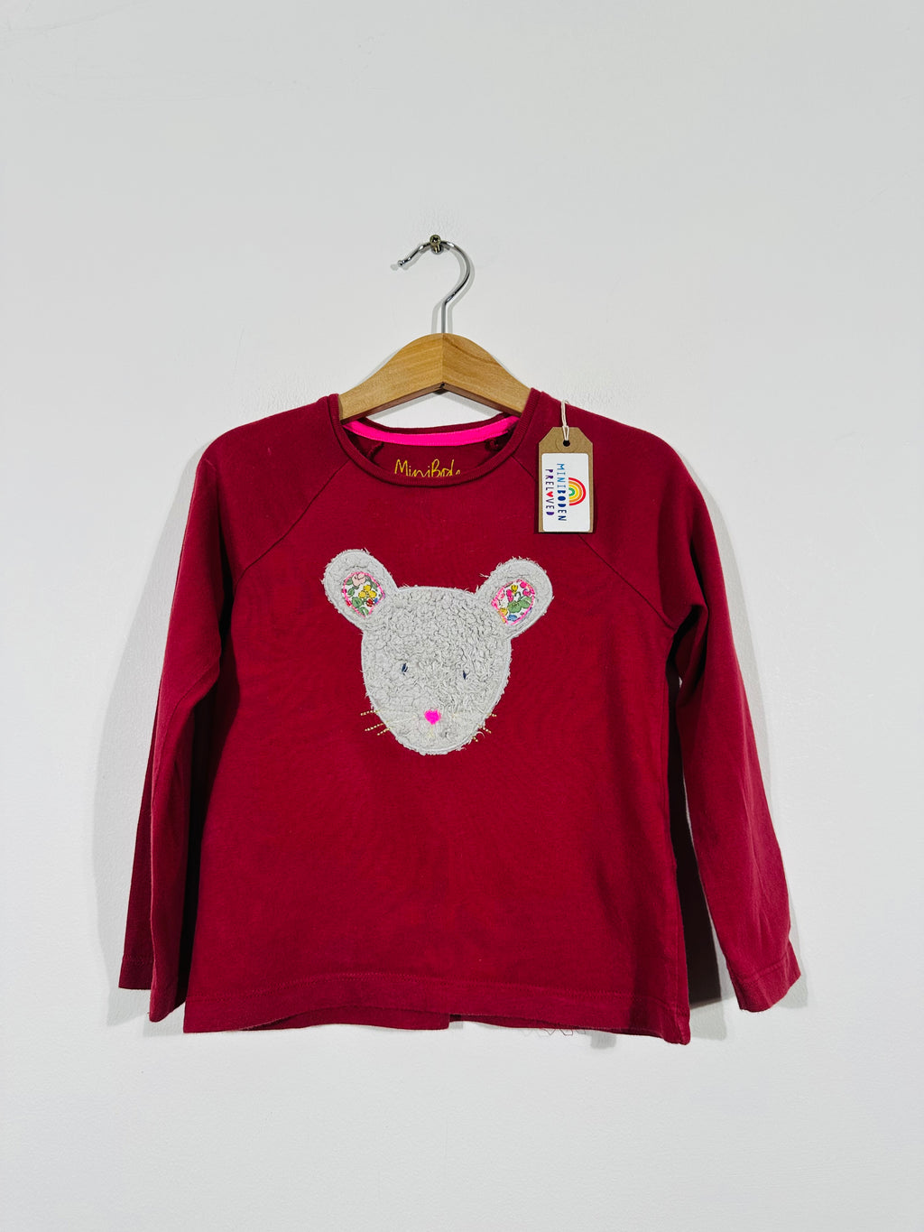 Sweet Appliqué Mouse Top (3-4 Years)