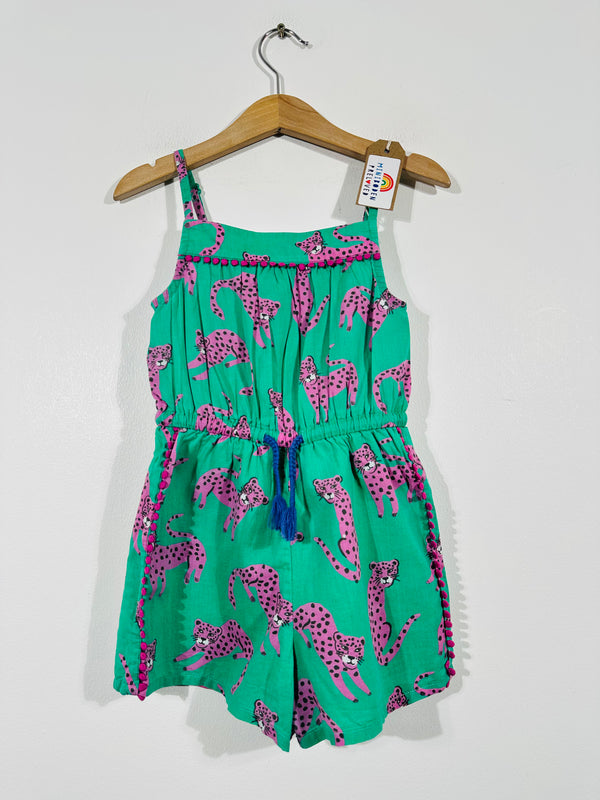 Lovely Leopard Print Playsuit (3-4 Years)