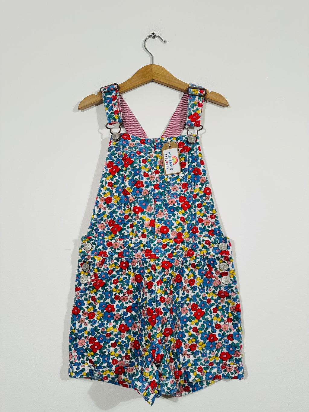 Amazing Liberty Floral Needlecord Dungarees (7-8 Years)
