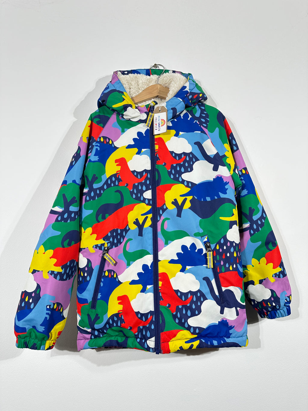 Rainbow Dinosaur Island Design Jacket (8-9 Years)