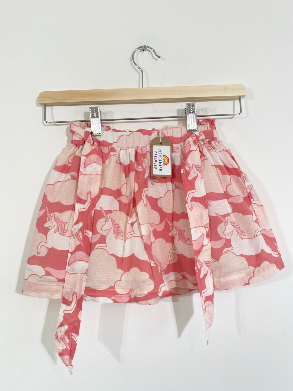 Beautiful Dusky Pink Unicorn Design Skirt (4-5 Years)
