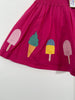 Pink Embroidered Ice Cream Skirt (2-3 Years)