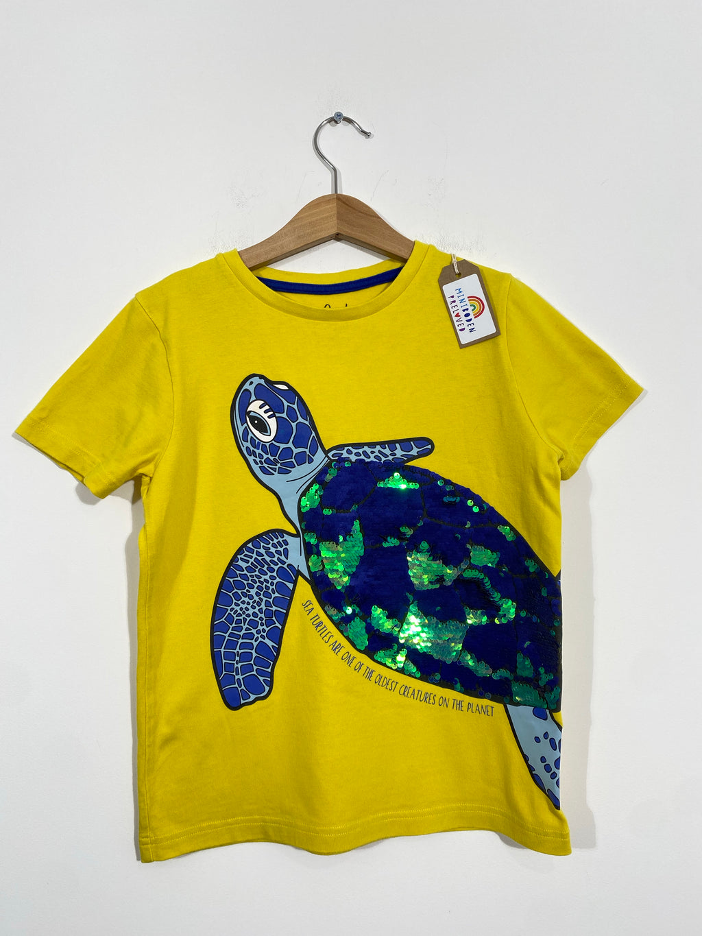 Sequin Colour Change Turtle T-Shirt (7-8 Years)