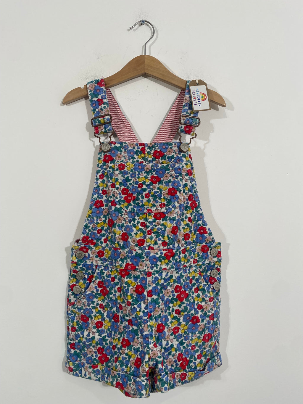 Amazing Liberty Floral Needlecord Dungarees (5-6 Years)