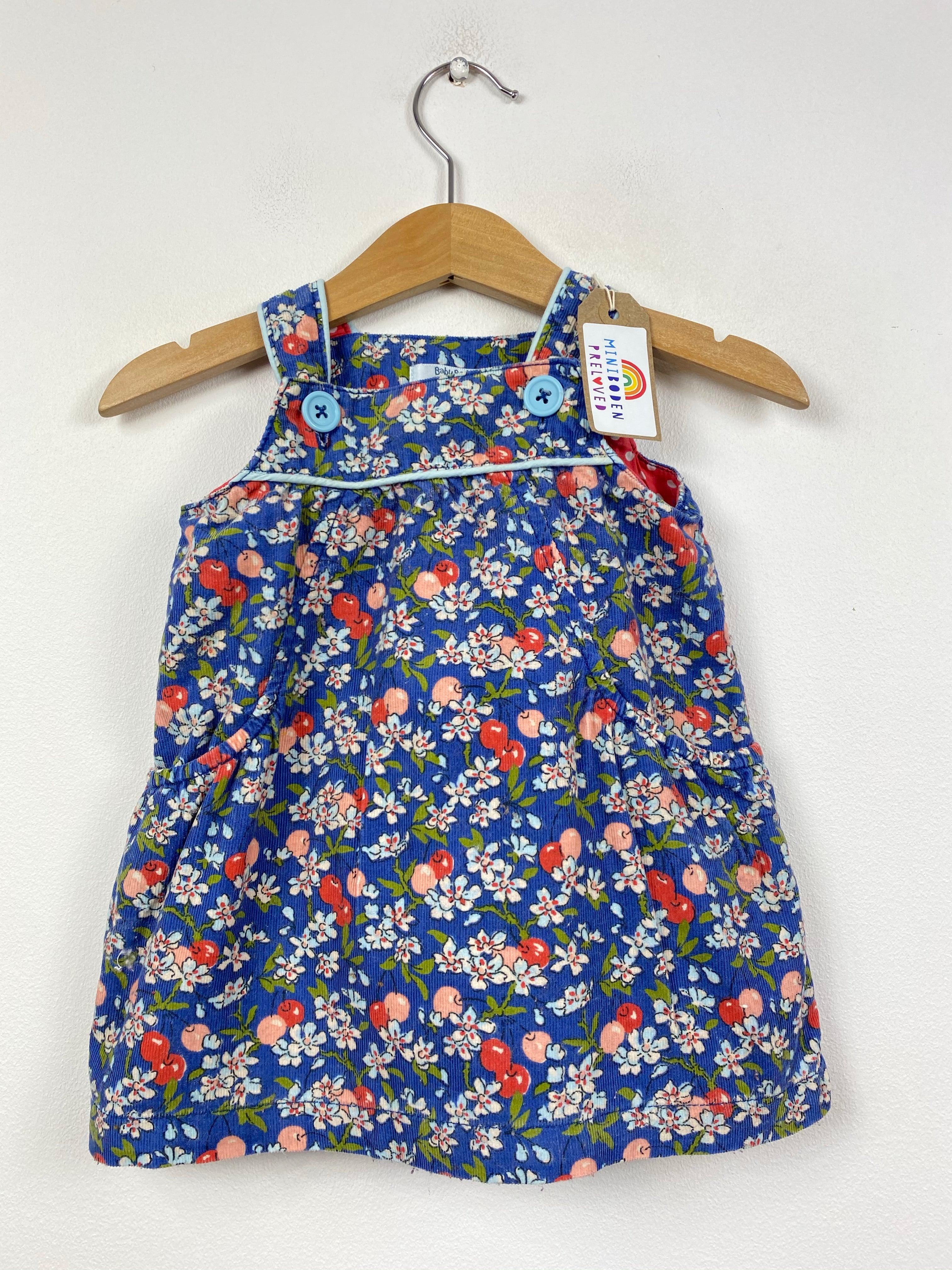 mini boden cherry dress NWT Mini Boden smocked Cherry dress size 3-4