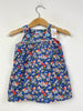 Cherry Blossom Print Cord Pinafore Dress (3-6 Months)