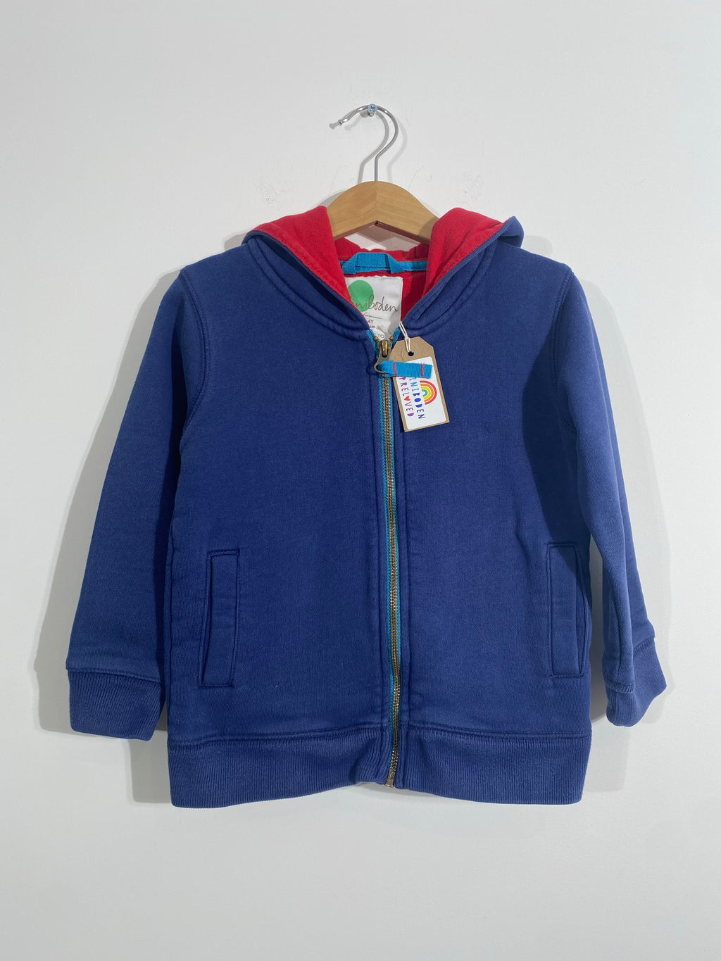 Monster Hooded Navy Zip Up Top (3-4 Years)