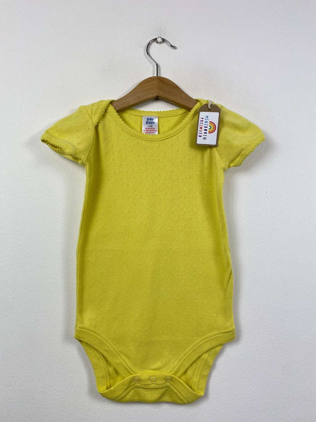 Soft Yellow Pointelle Vest Top (2-3 Years)
