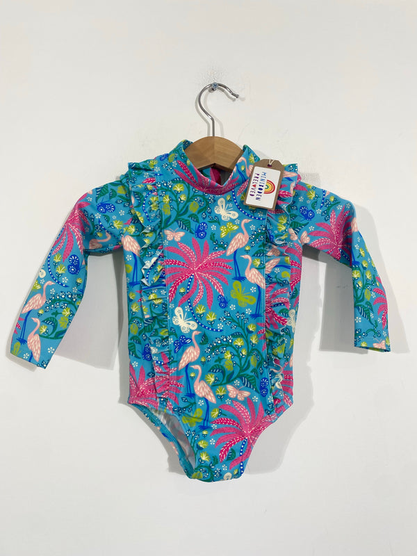 Adorable Flamingo Jungle Swimsuit (6-9 Months)