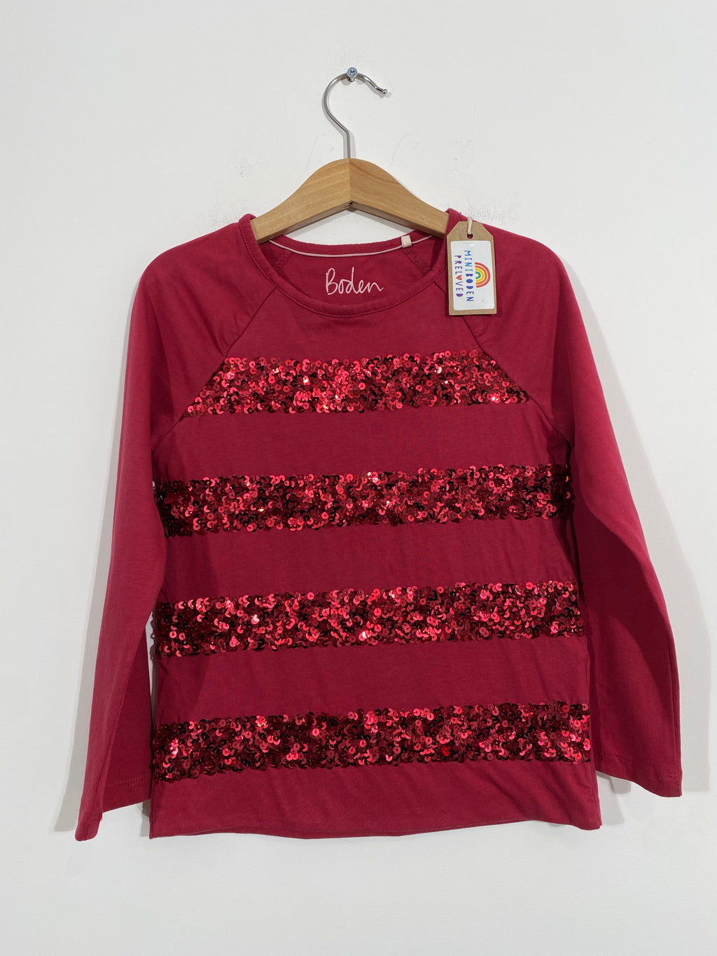 Fabulous Burgundy Sequin Party Top (5-6 Years)