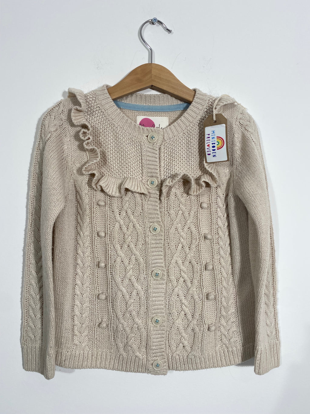 Soft Cream Knitted Cardigan (4-5 Years)