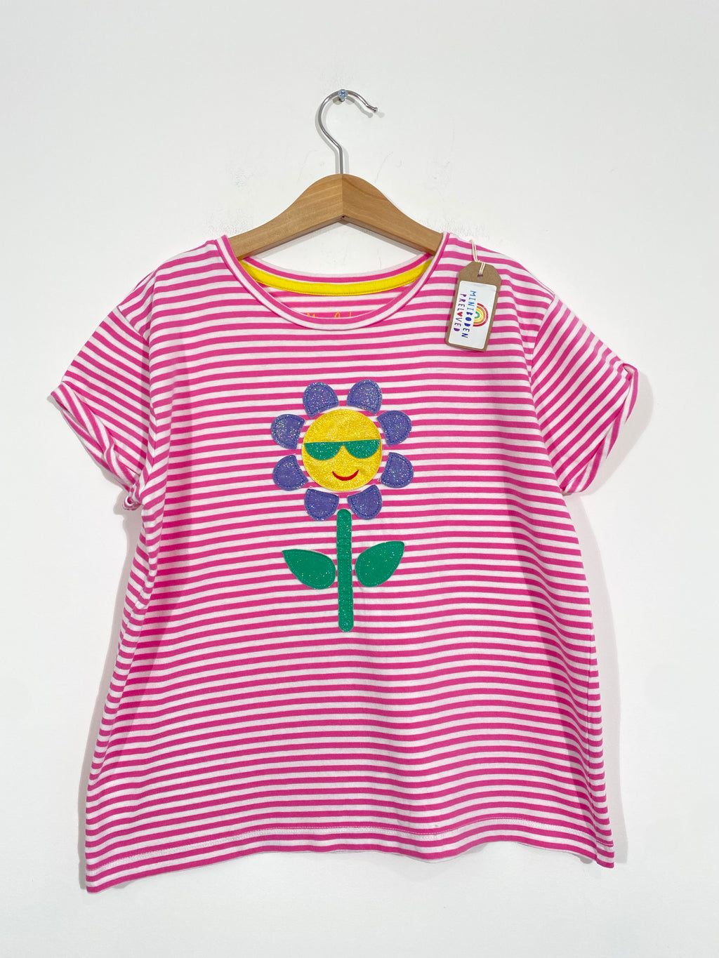 Pretty Glitter Sunflower T-Shirt (8-9 Years)
