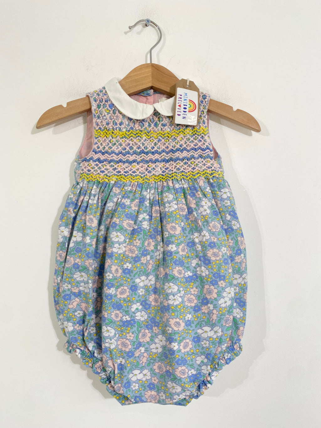 Beautiful Smocked Romper Outfit (6-12 Months)
